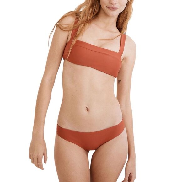 Jade Swim Madewell Terracotta Two Piece Coast Lure Bikini XS NWT - Picture 1 of 6